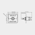 Miniatyrbild 3 av 3: Manöverpanel för elektrisk länspump SEAFLO 2-Way Switch Panel, 12/24V, utan säkring