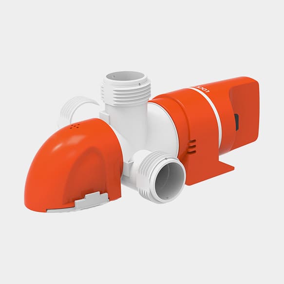 Dränkbar elektrisk länspump SEAFLO 14A-1100 GPH (69 liter / minut), 24V, automatisk driftstart, med nivåvakt