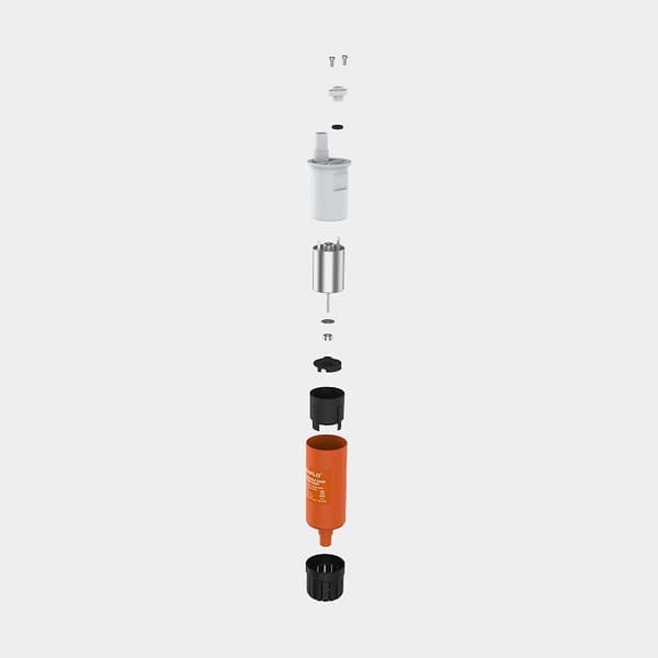 Dränkbar elektrisk pentrypump SEAFLO Submersible and Inline Pump, 12 V, 17 l/min, 1/2" (13 mm) slang + krokodilklämmor (5 meter kabel)