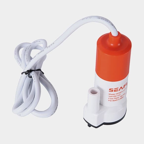Dränkbar elektrisk pentrypump SEAFLO Low Voltage Submersible Pump, 12 V, 12 l/min, 1/2" (13 mm) slang