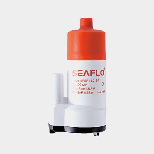 Dränkbar elektrisk pentrypump SEAFLO Low Voltage Submersible Pump, 12 V, 12 l/min, 1/2" (13 mm) slang