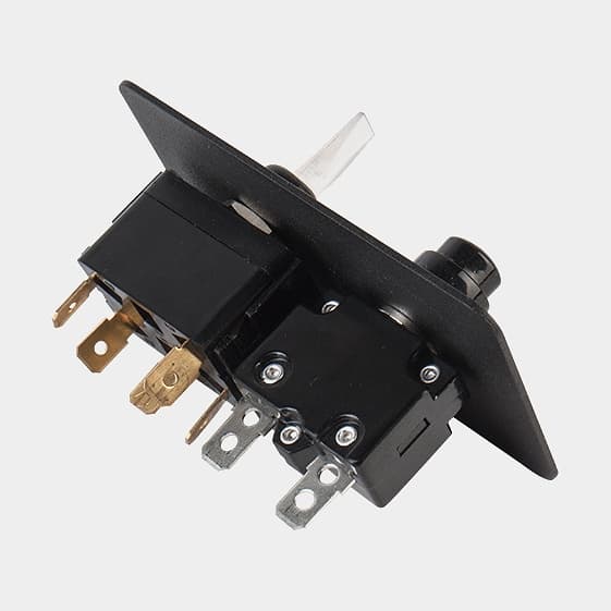 Manöverpanel för elektrisk länspump SEAFLO 3-Way Switch Panel, aluminium, 12/24V, 15 A
