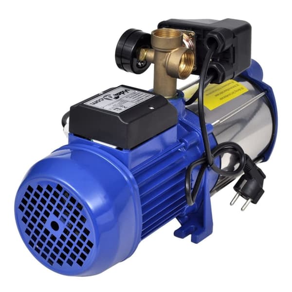 Vesipumppu Mittarilla 1300 W 5100 L/t Sininen -  Kastelu-, sadetin- & apupumput