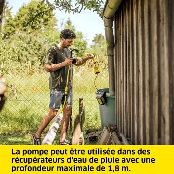 Batteridrevet tøndepumpe KARCHER BP 2.000-18 (Leveres uden batteri eller oplader)
