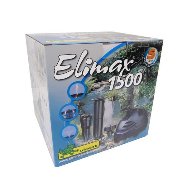 UBBINK Elimax 1500 dampumpe - Gennemstrømningshastighed 1500 l/t