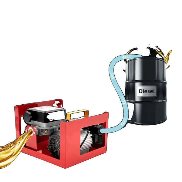 Sähkökäyttöinen diesel-siirtopumppu, 60 l/min virtausnopeus, itsestään imemistoiminto,EU