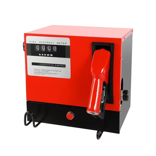Dieselpolttoainepumppu, 550W Teho, 20-60L/Min Virtausnopeus,Punainen