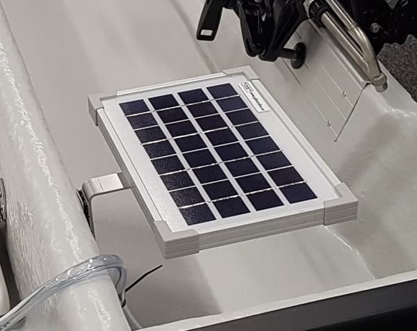 Monteringskonsol för solcell till länspump GLB Nordica SL35MK, syrafast stål, 75 x 49 mm