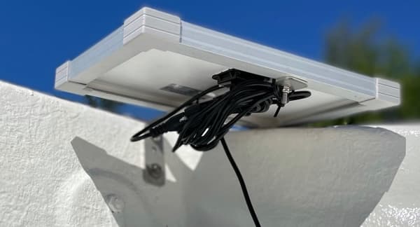 Monteringskonsol för solcell till länspump GLB Nordica SL35MK, syrafast stål, 75 x 49 mm