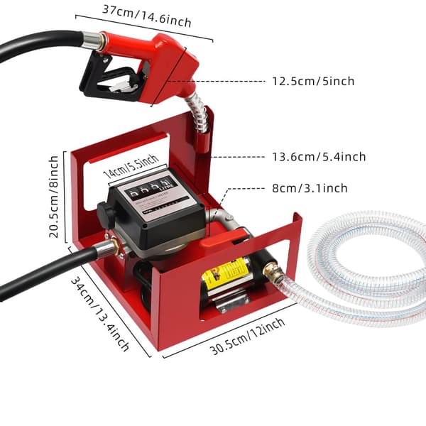 Diesel-siirtopumppu, 200W teho, korkea nopeus 3600RPM