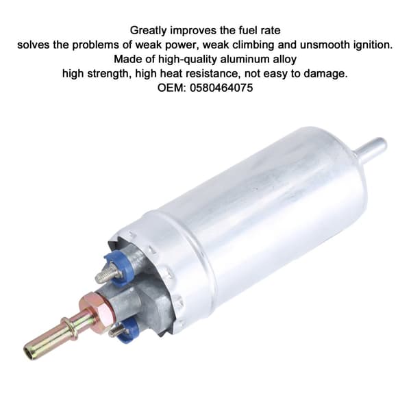 12V Extern Bränslepump 5 Bar 150L/H Aluminiumlegering 0580464075 Ersättningsbiltillbehör