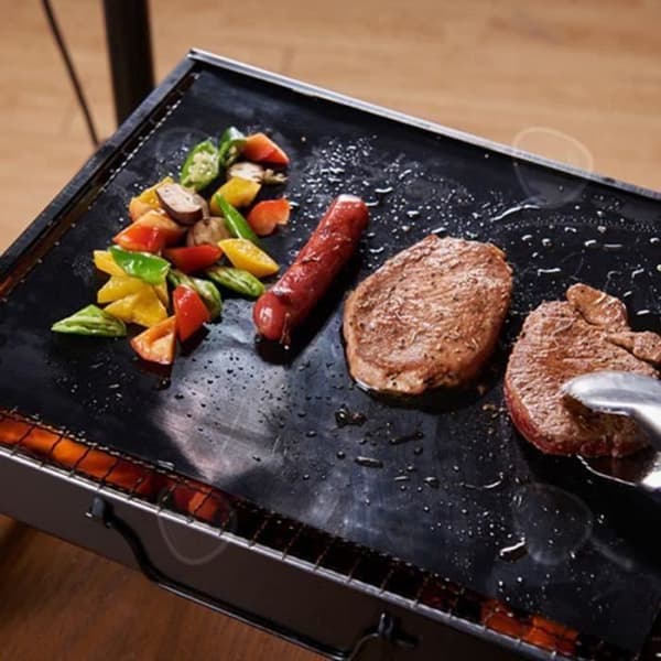 CONFO Återanvändbar non-stick grillmatta Grillmatta för hög temperatur kokkärl