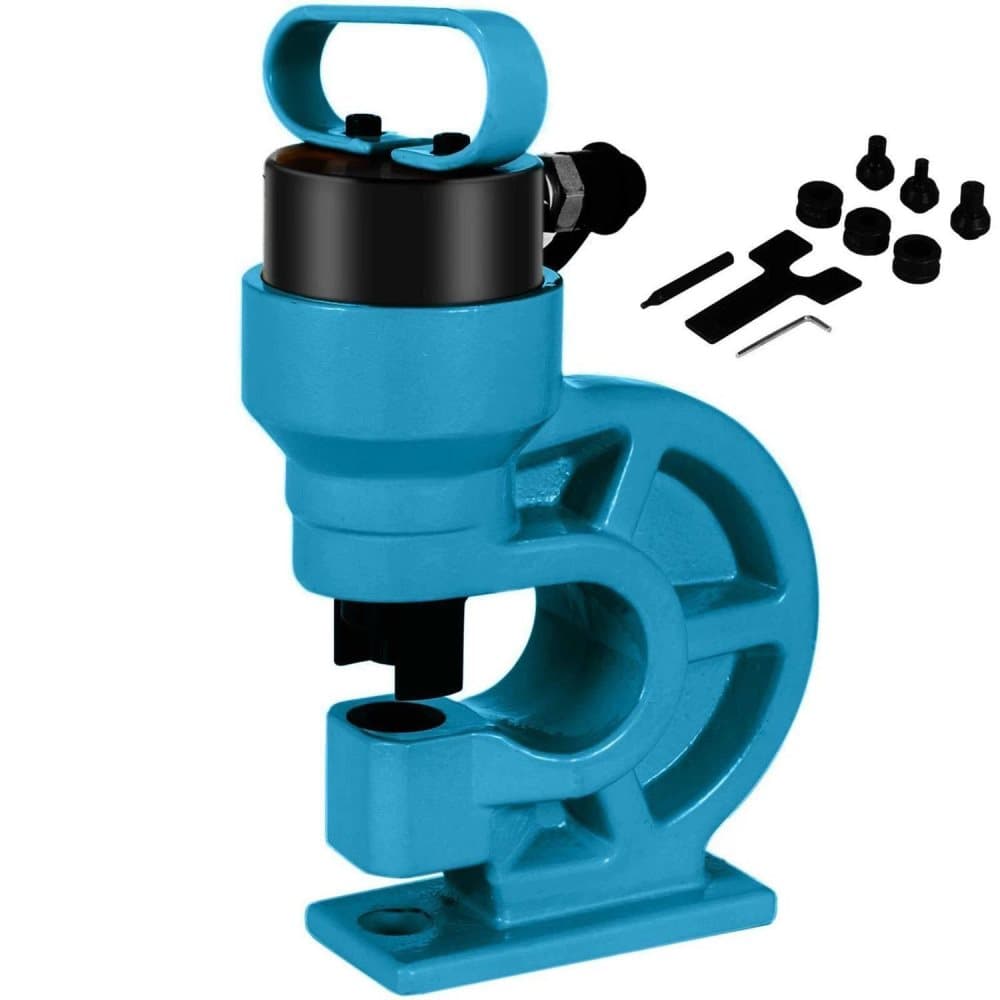 Hydraulisk hålslagare med 4 par stansar, 2/5" stanskapacitet, 3,74" halsdjup