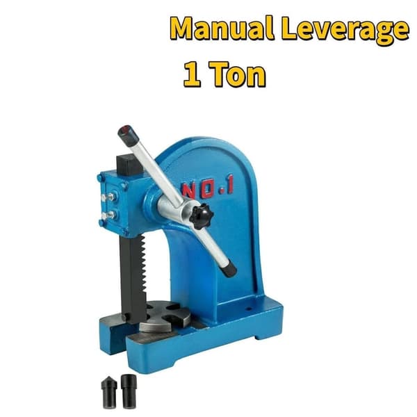 1 ton kraftfull manuell arbor press,med justerbar halkfri spak,lätt att använda