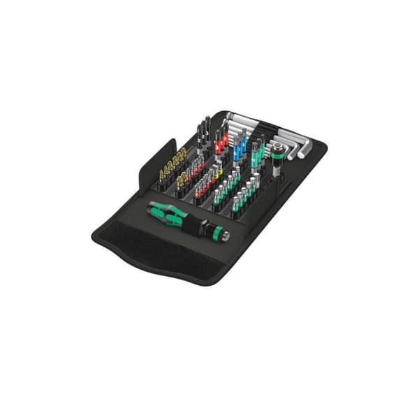 Wera Kraftform Kompakt 100 bit og L-Key sæt 52stk