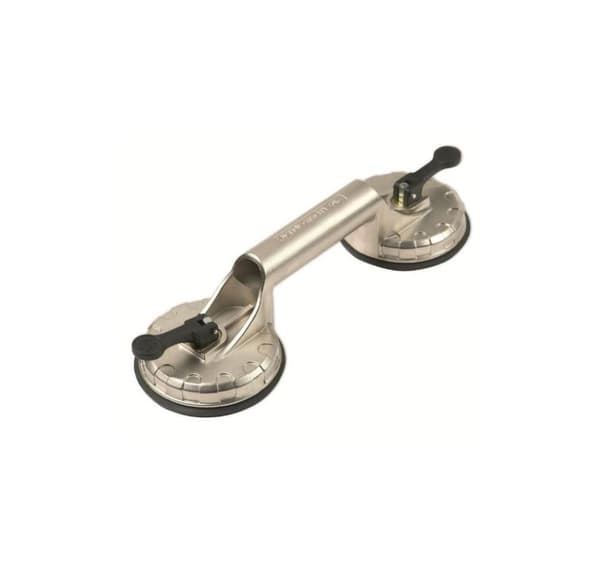 Aluminium dobbelt sugekop VENAL 2, Ø12,3cm, max 60kg