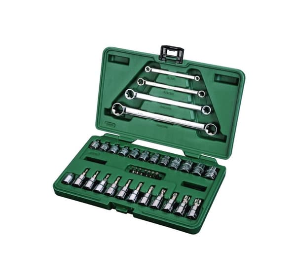 35 deler torx sett. 1/4 og 3/8