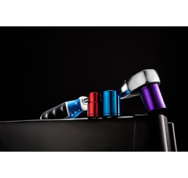 1/2" dyvel + farvede patroner 10-24mm 10 stk.