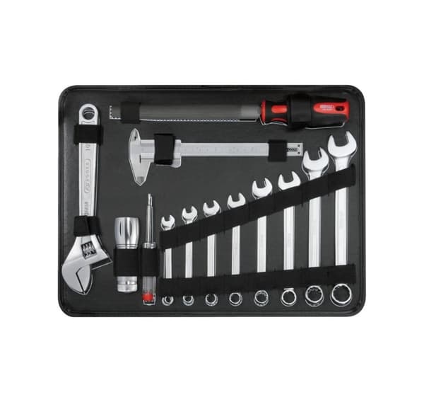 Universal verktygssats 1/4´´+1/2´´ 127 delar, KS Tools