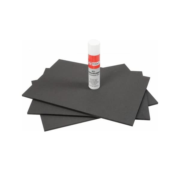 PU plader 390x564mm 10mm 3stk til skuffemoduler, KS Tools