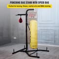 Miniatyrbild 3 av 8: 2 i 1 60kg kapacitet vikbart fristående boxningsväska stativ, unisex, justerbar höjd, stabil design, bred användning
