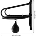 Miniatyrbillede 2 af 2: Speedball-platform, justerbar højde, holdbar stål konstruktion,sort