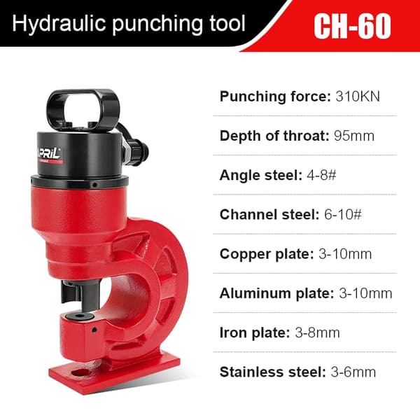 Hydraulinen reikäporaustyökalu, 310 kN poraustehokkuus, syvä kaula 95 mm,CH-60