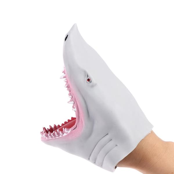 Hånddukke Haj Hoved - Dukke 17cm