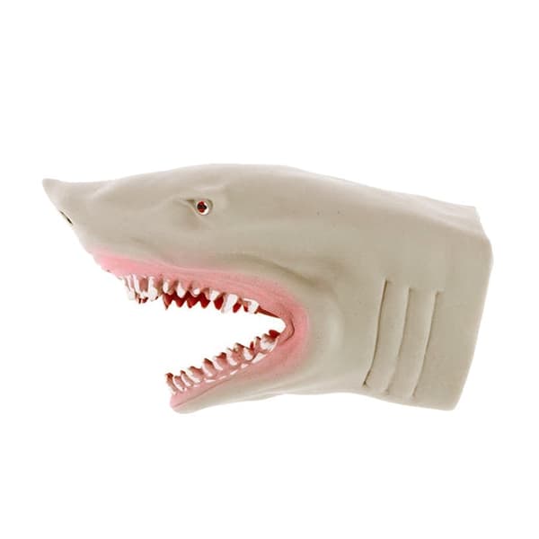 Hånddukke Haj Hoved - Dukke 17cm