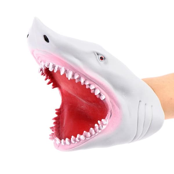 Hånddukke Haj Hoved - Dukke 17cm