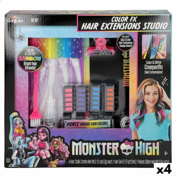 Hårstylingset Monster High Hair extensions (4 antal)