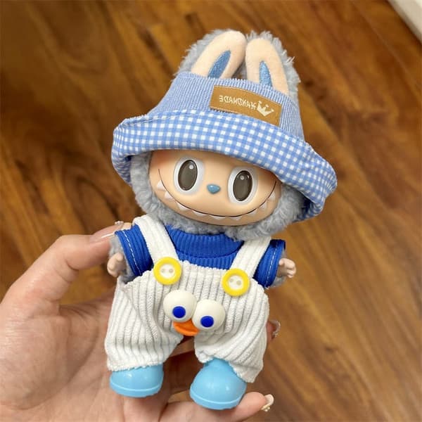 1 kpl POP MART Labubu The Monsters Macaron -asu (nukke ei sisälly pakkaukseen)