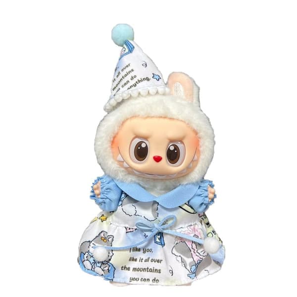 1-pack POP MART Labubu The Monsters Macaron kjolar（Dockor och skor ingår ej）
