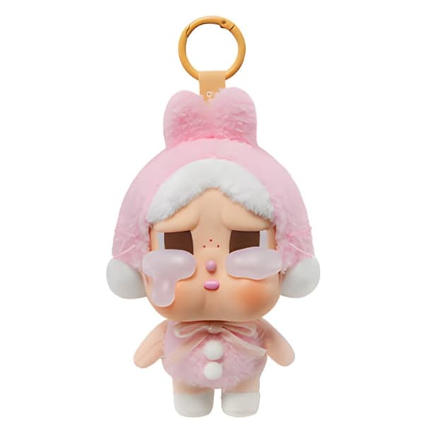 POP MART Crybaby – Blind Box nøglering (sød plysfigur, tilfældigt indhold)