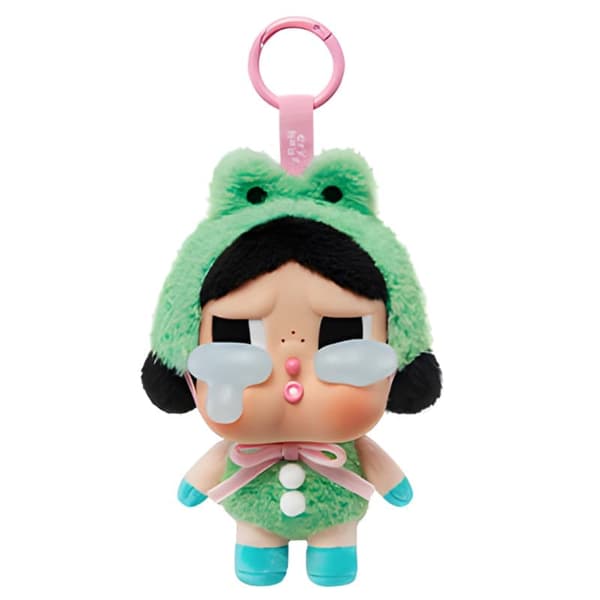 POP MART Crybaby – Blind Box nøglering (sød plysfigur, tilfældigt indhold)