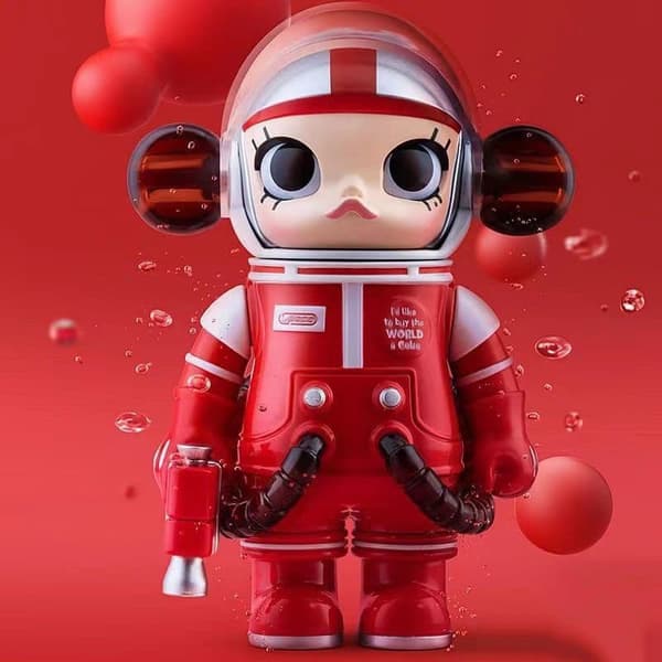 POP MART MOLLY MEGA Space Series 2 – Blind Box Astronautfigur (Innehåll Slumpmässigt)
