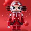 Miniatyrbild 5 av 8: POP MART MOLLY MEGA Space Series 2 – Blind Box Astronautfigur (Innehåll Slumpmässigt)