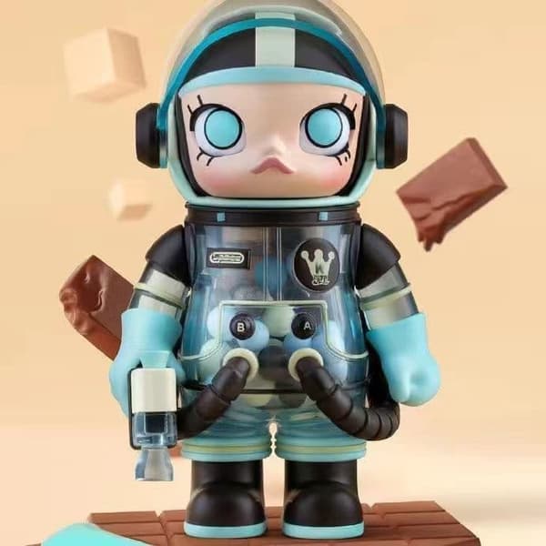 POP MART MOLLY MEGA Space Series 2 – Blind Box Astronautfigur (Innehåll Slumpmässigt)