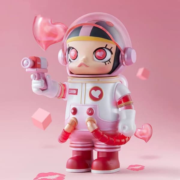 POP MART MOLLY MEGA Space Series 2 – Blind Box Astronautfigur (Innehåll Slumpmässigt)
