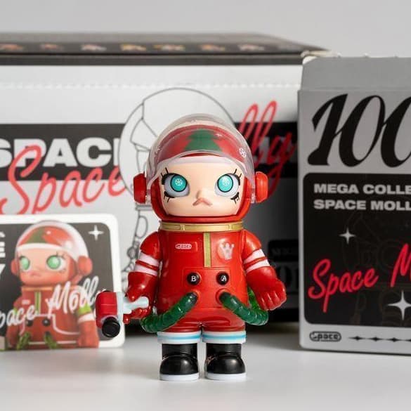 POP MART MOLLY MEGA Space Series 1 – Blind Box -astronauttihahmo (satunnainen sisältö)