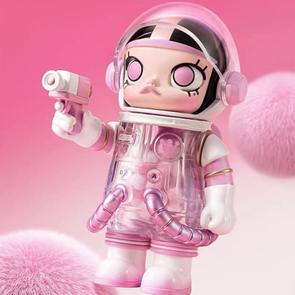 POP MART MOLLY MEGA Space Series 3 – Blind Box astronautfigur (tilfældigt indhold)