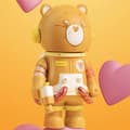 Miniatyrbillede 9 af 10: POP MART MOLLY MEGA Space Series 3 – Blind Box astronautfigur (tilfældigt indhold)