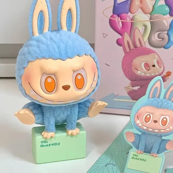 POP MART LABUBU Lazy Yoga Series – Blind Box (1 st, Slumpmässigt Innehåll)