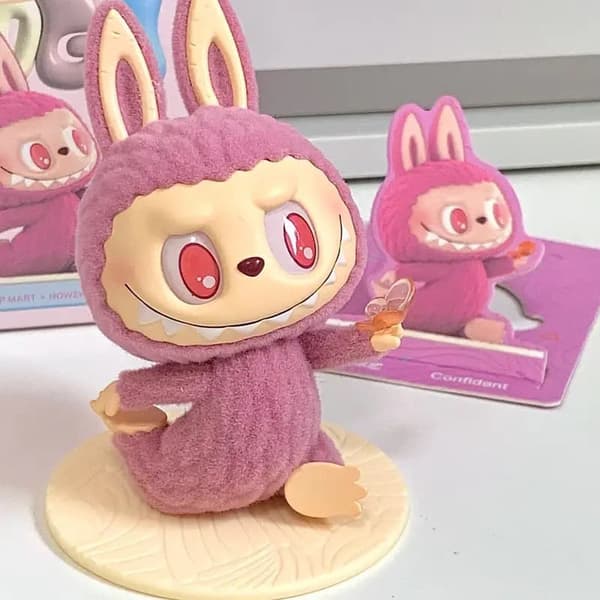 POP MART LABUBU Lazy Yoga Series – Blind Box (1 st, Slumpmässigt Innehåll)