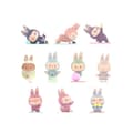Miniatyrbild 1 av 10: POP MART LABUBU Lazy Yoga Series – Blind Box (1 st, Slumpmässigt Innehåll)