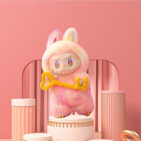 POP MART LABUBU Macaron Energi Series – Hängfigur Blind Box (1 st, Slumpmässigt Innehåll)