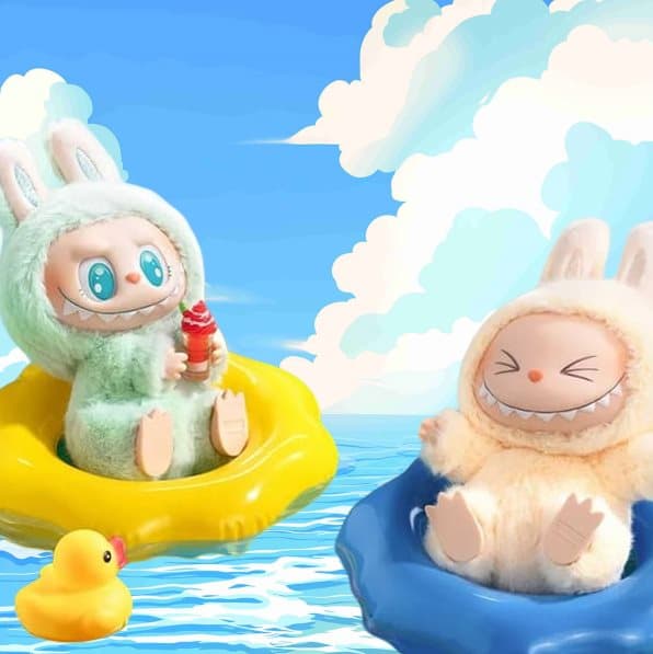 Labubu 2.0 Macaron – Blind Bag Figur (17 cm, slumpvis design)