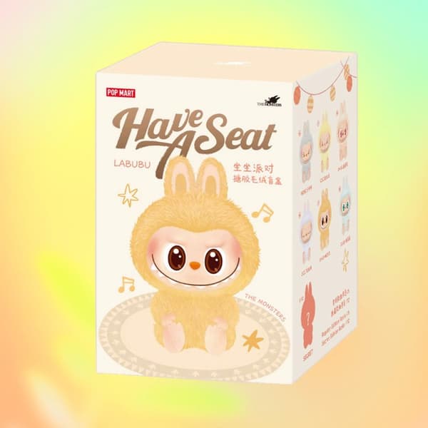 Labubu 2.0 Macaron – Blind Bag Figur (17 cm, slumpvis design)