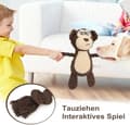 Pikkukuva 3 / 6: OBOSOE Pehmopuuvillainen purulelu köysilelu, vinkuva koiranlelu kahisevalla paperilla pienille ja keskikokoisille koirille