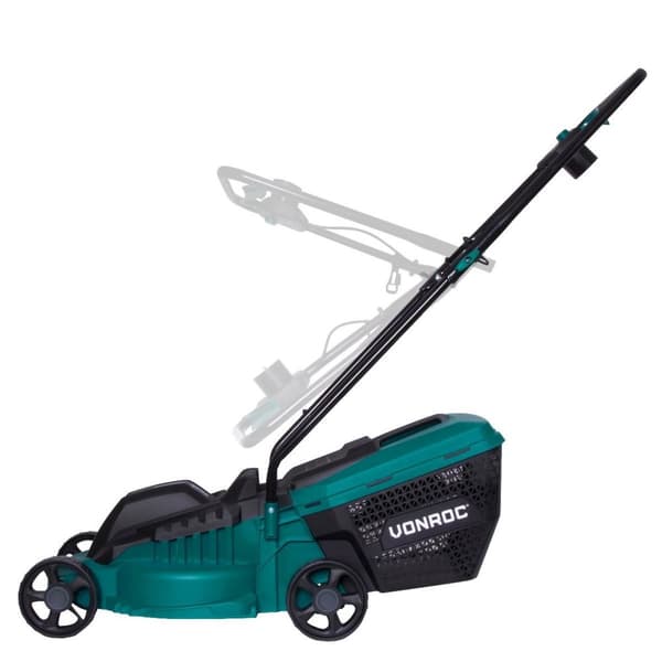 VONROC Plæneklipper 1300W - 32 cm | Inkl. 30L opsamler